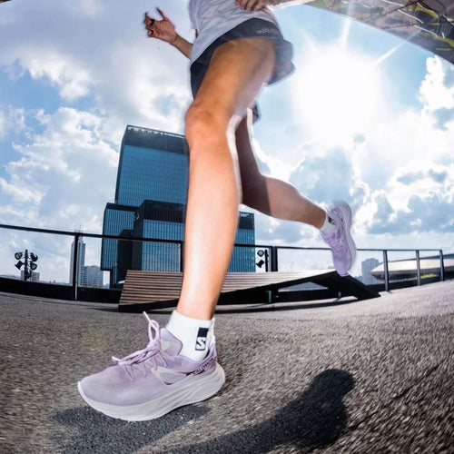 Salomon Kadın Yol Koşusu Ayakkabısı Aero Glide W Mor/Pembe/Beyaz