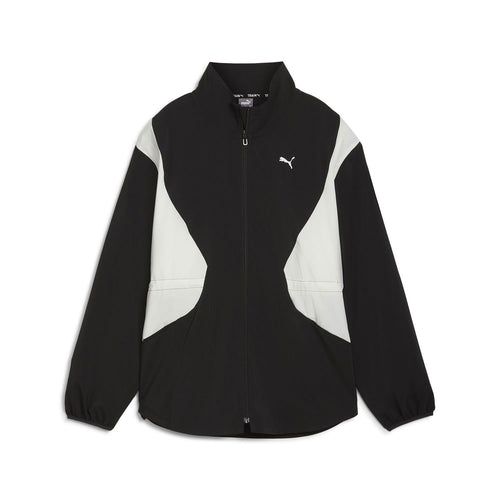 Puma Training Woven - Long Kadın Siyah Koşu Ceketi
