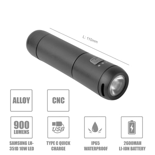 Assistant Parla F900 USB Şarj Olunan Fara 