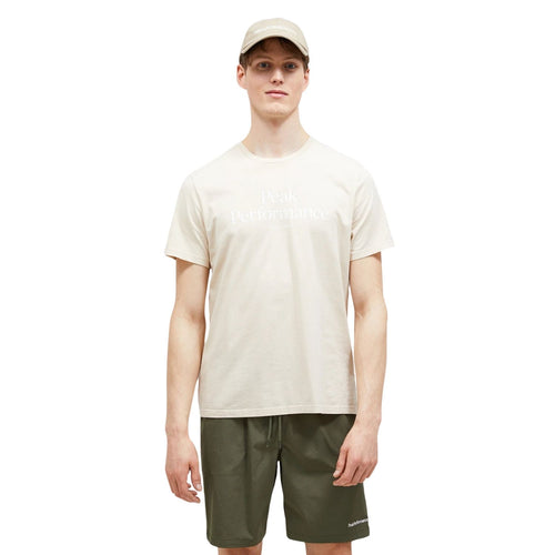 Peak Performance Original Erkek Bej Tişört