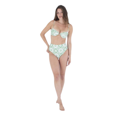 Hurley Mikonos Tab Underwire Top Kadın Yeşil Bikini Üst