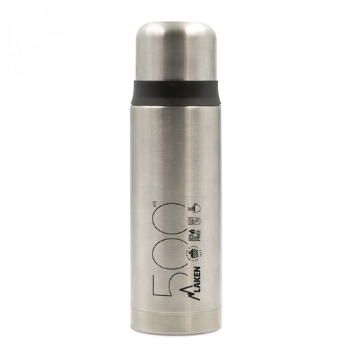 Laken Paslanmayan Polad Termo Flask 0.5l - Metal Uniseks Su Şüşəsi