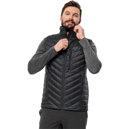 Jack Wolfskin Passamani Down Vest Erkek Gri Yelek