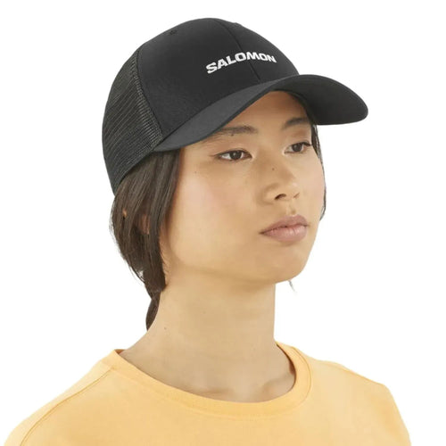 Salomon Cap Trucker U Erkek Siyah Şapka