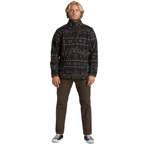 Billabong Boundary Mock Neck Kişi Bej Fleece