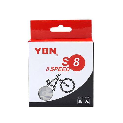 Ybn S8-S Gümüş/Qəhvəyi 8 Sürətli Zəncir