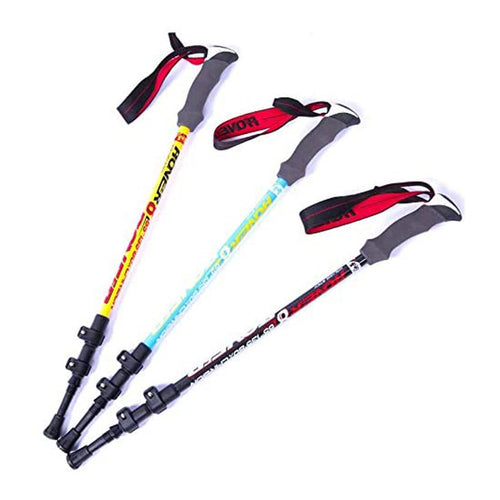 External Lock 3-Section Trekking Pole Carbon 80, 2 pcs