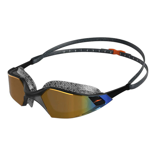 Speedo Aquapulse Pro Mirror Üzgüçülük Eynəyi - Qara/Qızılı 