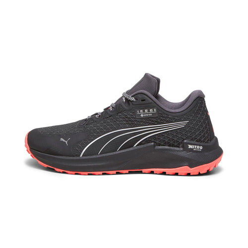 Puma Fast-Trac Nitro Gore-Tex Koşu Ayakkabısı - Puma Black/Fire Orchid