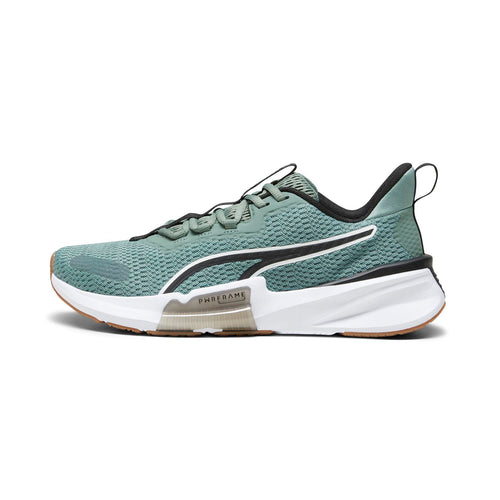 Puma PWR Frame 2 Erkek Koşu Ayakkabısı - Eucalyptus/Puma Black/White