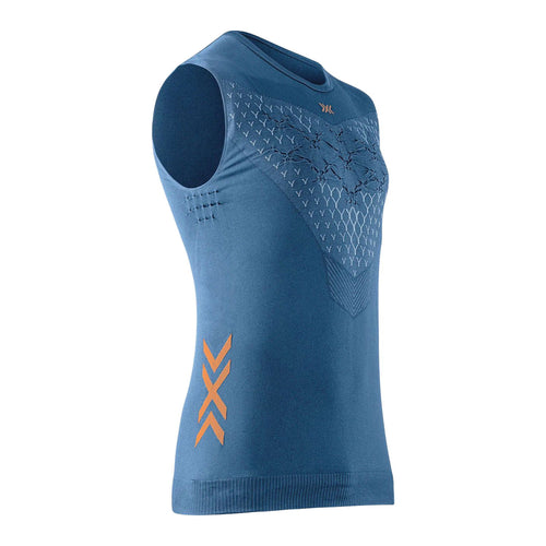 X-bionic Twyce Run Singlet Erkek Siyah Koşu Atleti
