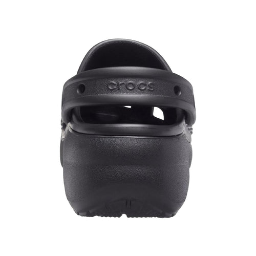 Crocs Classic Platform Clog Qadın Qara Səndəlləri
