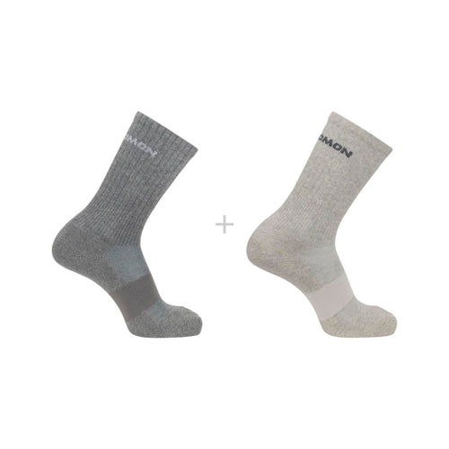 Salomon Evasion Crew 2-pack Unisex Gri Çorap