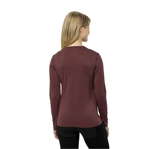Jack Wolfskin Sky Thermal L/S Qadınlar üçün Qırmızı Üst Qatı