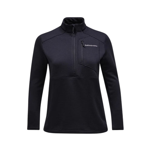 Peak Performance Trail Polartec Half Fermuarlı Qadın Qara Flis