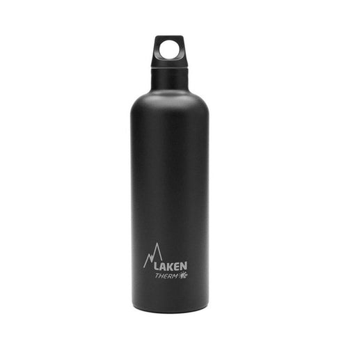Laken 18/8 Paslanmayan Polad Futura Thermos Şüşəsi 0.75L - Qara