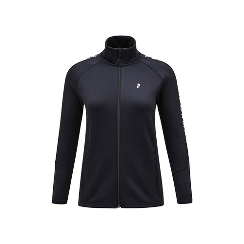 Peak Performance W Rider Zip Siyah Kadın Koşu Ceketi
