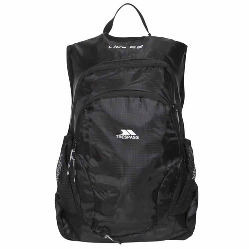 Trespass Ultra 22- 22 Litres Ultra Light Rucksack Unisex Siyah Sırt Çantası