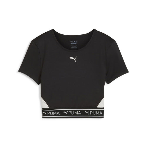 Puma Strong Baby - Kadın Siyah Koşu Tişört