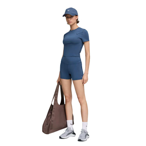 Puma Puma Shape Baby Tee Kadın Mavi Koşu Tişört