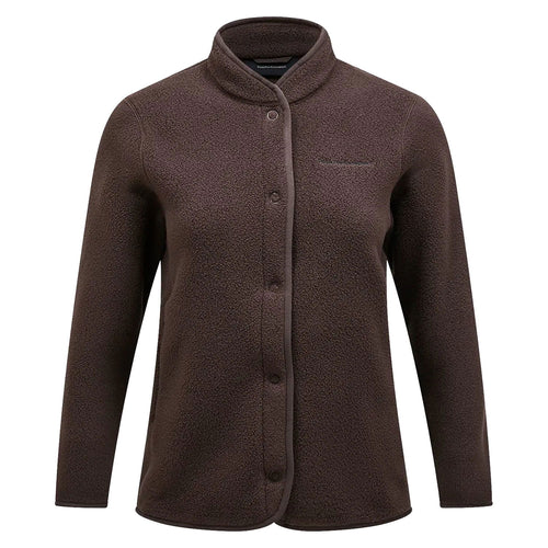 Peak Performance W Fleece Snap Kardigan Qadın Fleece Gödəkçə