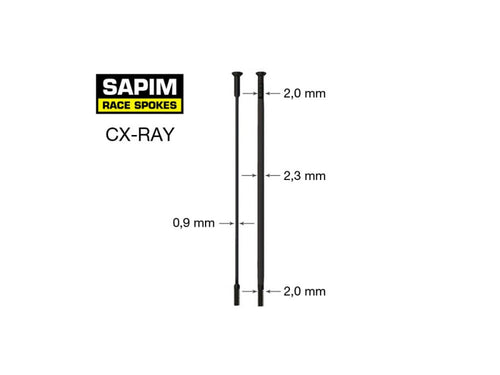 Sapim CX - RAY SP Jant Teli