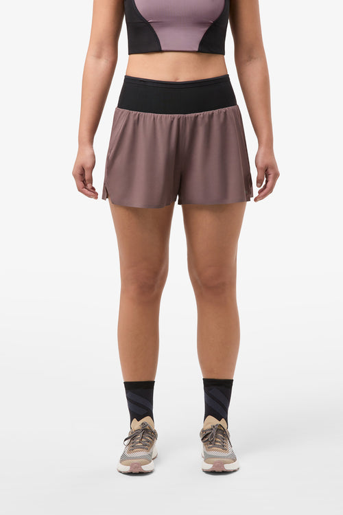 NNormal Race Shorts W Kadın Koşu Şortu - Mor