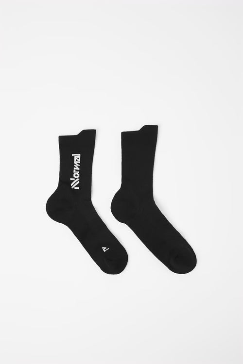 NNormal Merino Socks Koşu Çorabı - Siyah