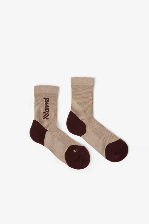 NNormal Merino Sock Koşu Çorabı - Bej