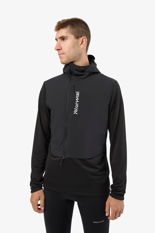 NNormal Tech Hoodie Erkek Outdoor Sweatshirt - Siyah