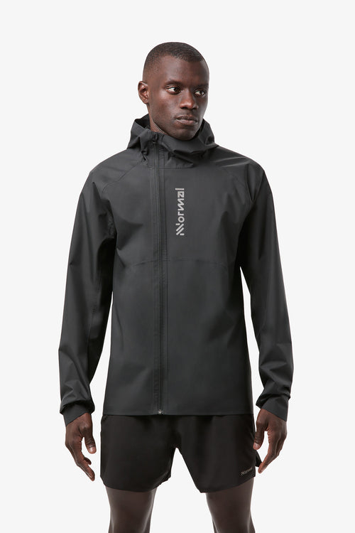 NNormal Trail Rain Erkek Koşu Ceketi - Siyah