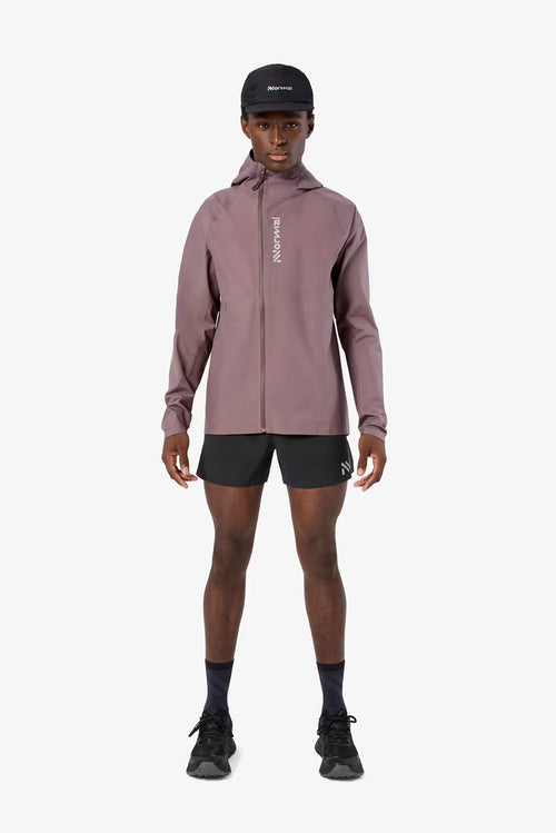NNormal Trail Rain Jacket 02 Erkek Koşu Ceketi - Mor