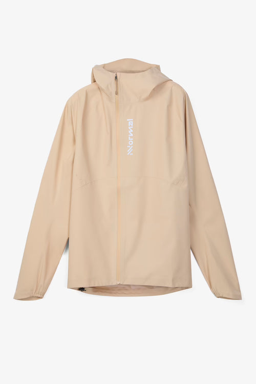 NNormal Trail Rain Jacket 02 Erkek Koşu Ceketi - Bej