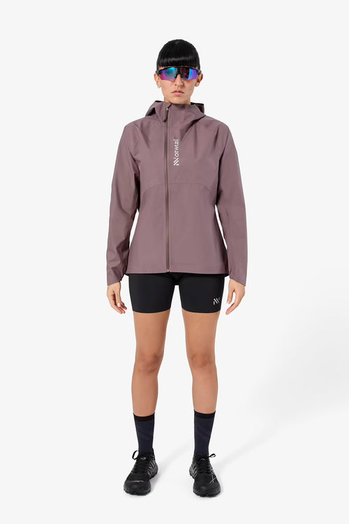 NNormal Trail Rain Jacket 02 Kadın Koşu Ceketi - Mor