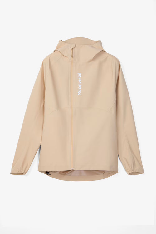 NNormal Trail Rain Jacket 02 Kadın Koşu Ceketi - Bej