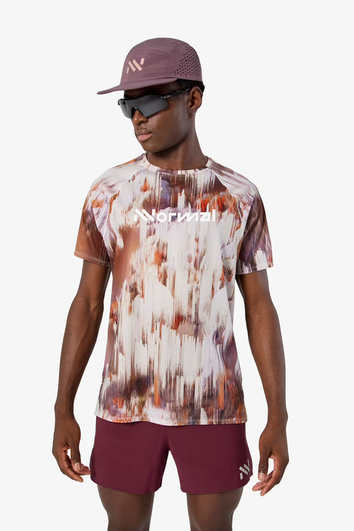 NNormal Race T-Shirt 02 Erkek Koşu Tişörtü - Fade Print