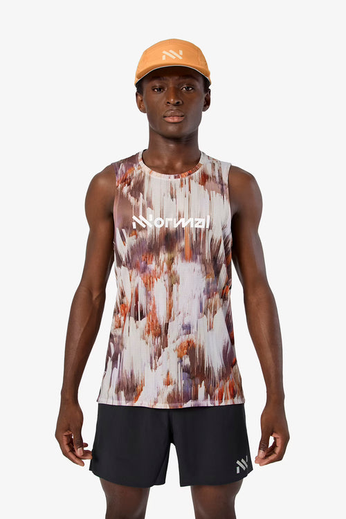 NNormal Race Tank 02 Erkek Koşu Atleti - Fade Print