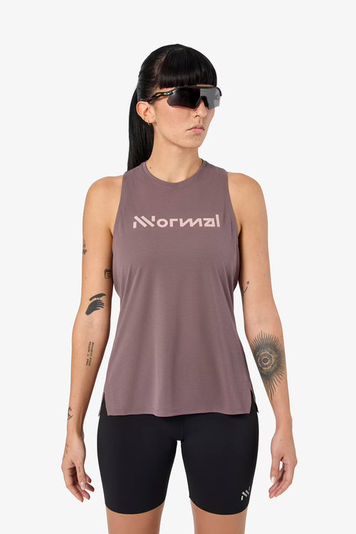 NNormal Race Tank 02 Kadın Koşu Atleti - Mor
