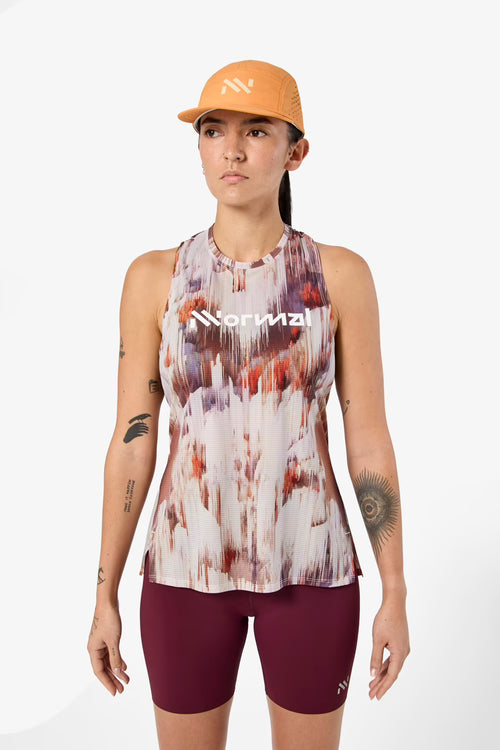 NNormal Race Tank 02 Kadın Koşu Atleti - Fade Print