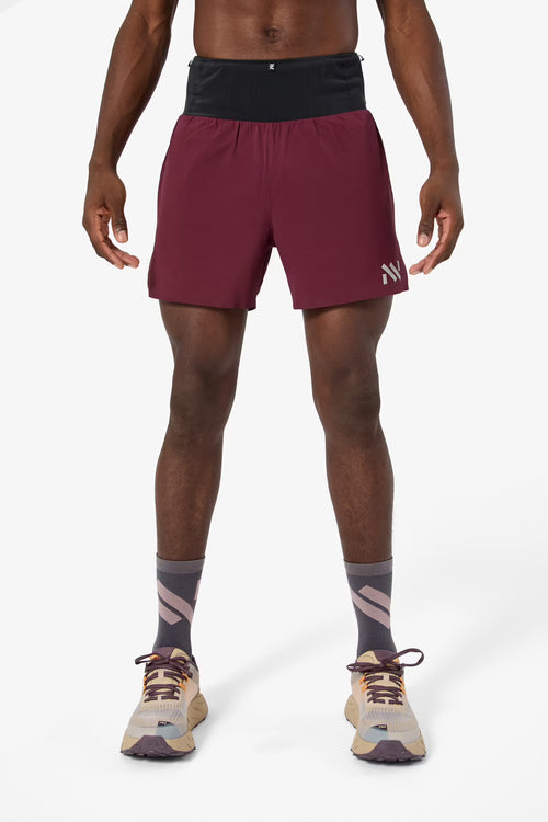 NNormal Race Shorts 02 Erkek Koşu Şortu - Bordo