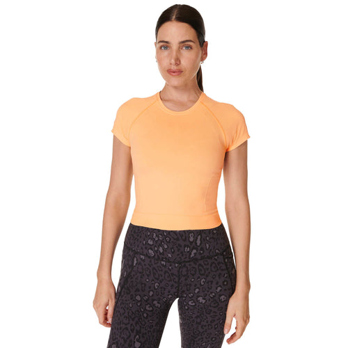 Sweaty Betty Athlete Crop Seamless Workout Koşu T-shirt