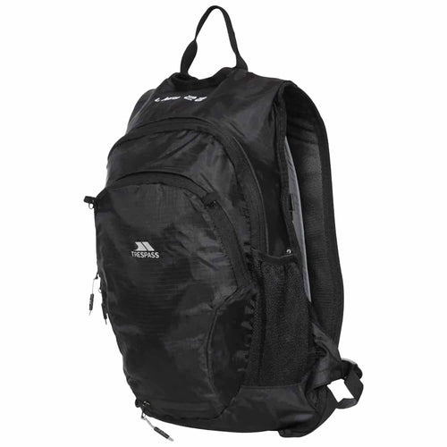 Trespass Ultra 22- 22 Litres Ultra Light Rucksack Unisex Siyah Sırt Çantası
