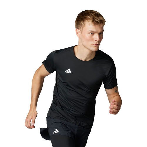 Adidas Adizero E Erkek Gri Koşu Tişört