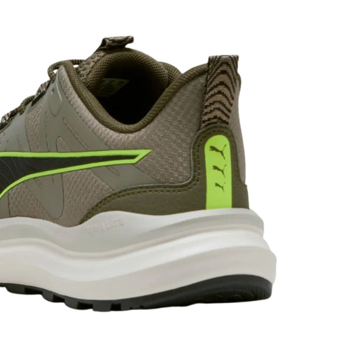 Puma Reflect Lite Trail Kişilər üçün Yaşıl Trail Qaçış Ayaqqabıları