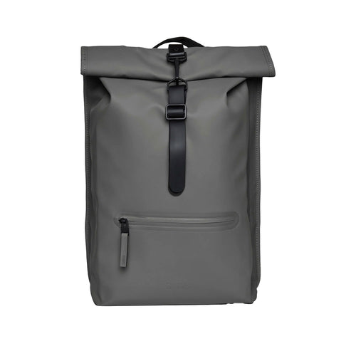 Rains Rolltop Rucksack W3 Unisex Gri Sırt Çantası