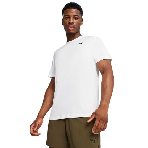 Puma Tad Ess Poly Texture Erkek Beyaz Koşu Tişört