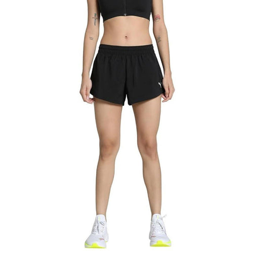 Puma Tad Essential 3 Woven Qadınlar üçün Qara Qaçış Şortları