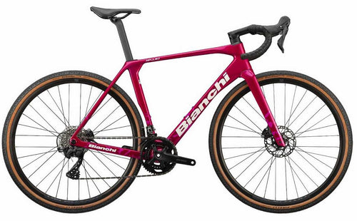 Bianchi Impulso Comp GRX 610 2x12 Vites Gravel Bisikleti-2026 - Yakut Kırmızı-Beyaz
