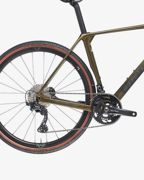 Bianchi Impulso Pro GRX 820 2x12 Vites Gravel Bisikleti-2026 - Mat Kamufulaj Toprak-Grafit