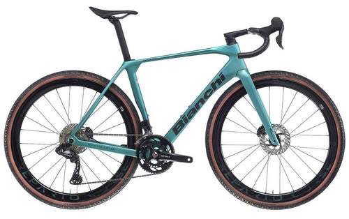 Bianchi Impulso RC GRX 825 Di2 2x12 Vites Gravel Bisikleti-2027 - Celeste-Grafit